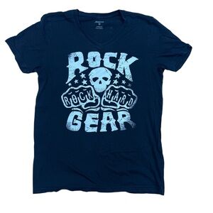 Foreign Exchange Black Short Sleeve Tee